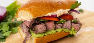 Grilled Mexican Steak Torta