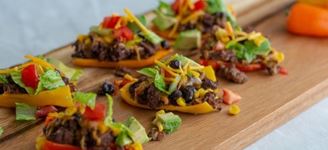 Mini Bell Pepper Nachos