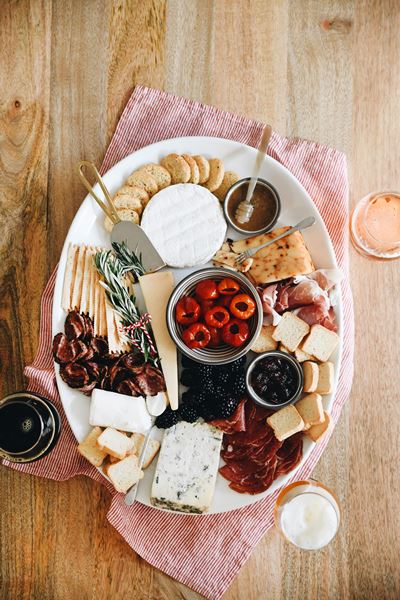 cheese and fruit board