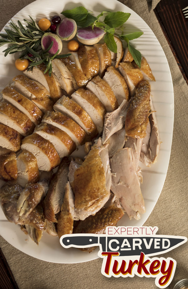 Expertly Carved Turkey