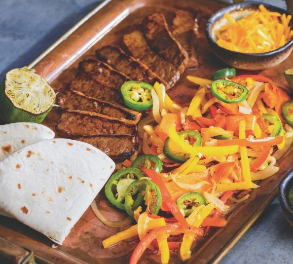 Sheet Tray Steak Fajitas