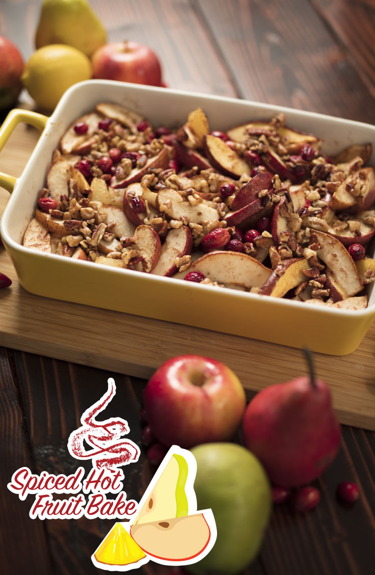 Spiced Hot Fruit Bake